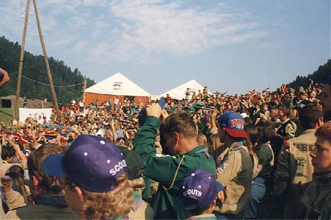 Foule à Settler Valley