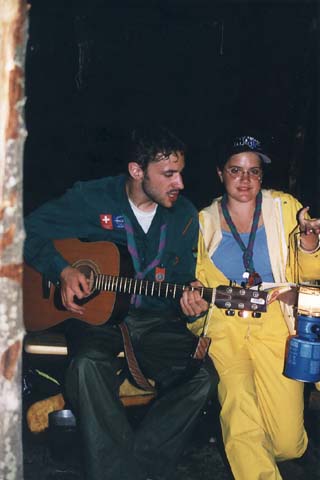 Joël à la guitare